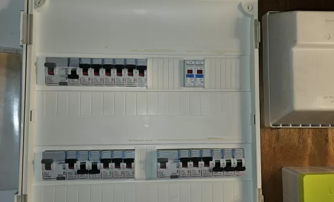 Tableau électrique après . Manque les étiquettes!!!