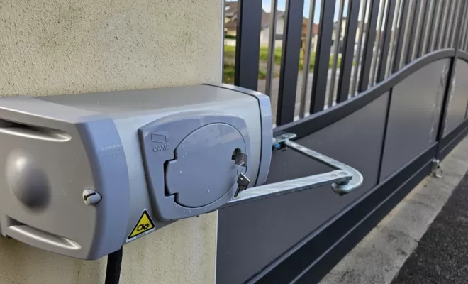 Moteur à bras Came portail battant de 2x3 mètres